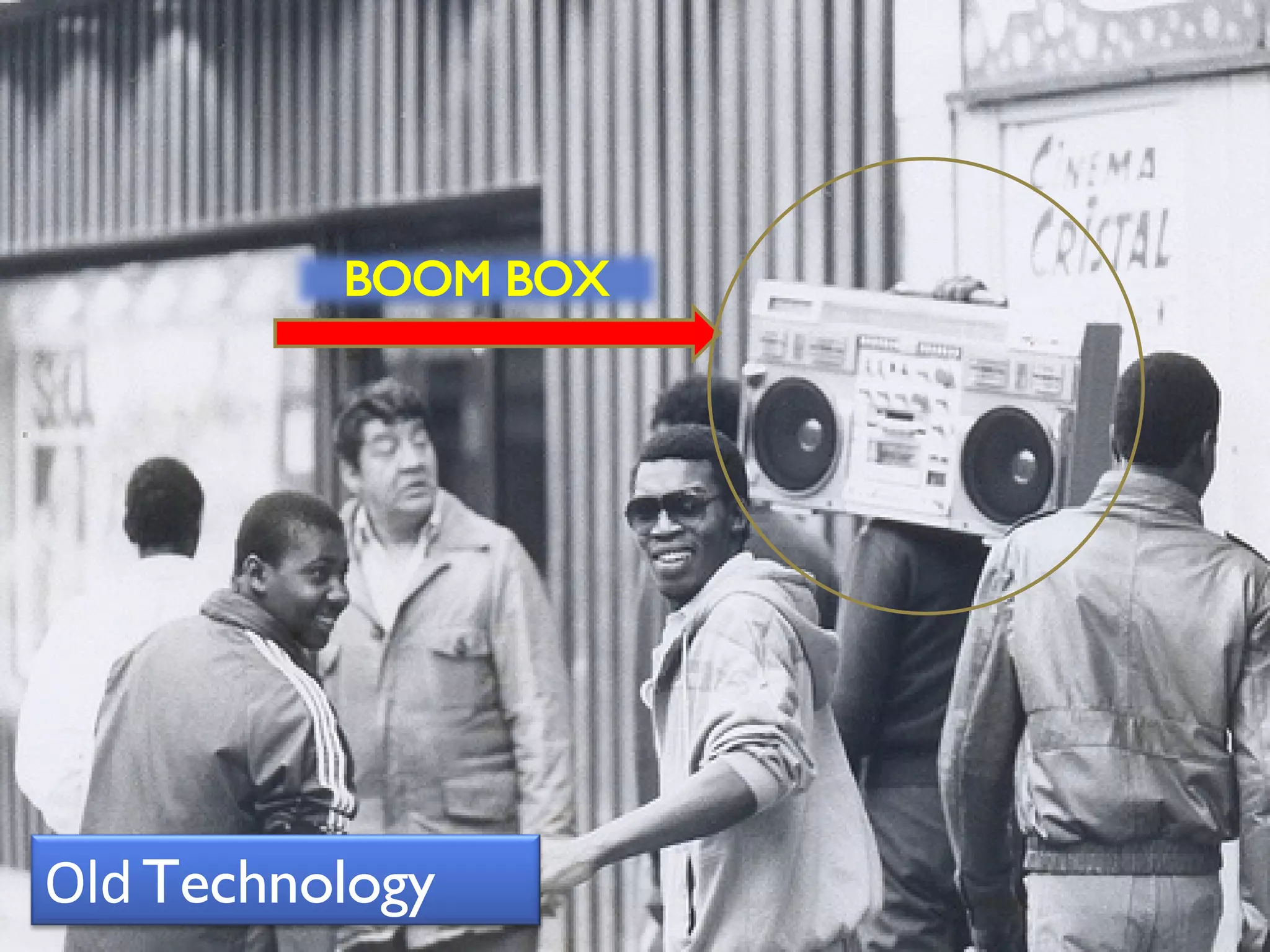 BOOM BOX Old Technology