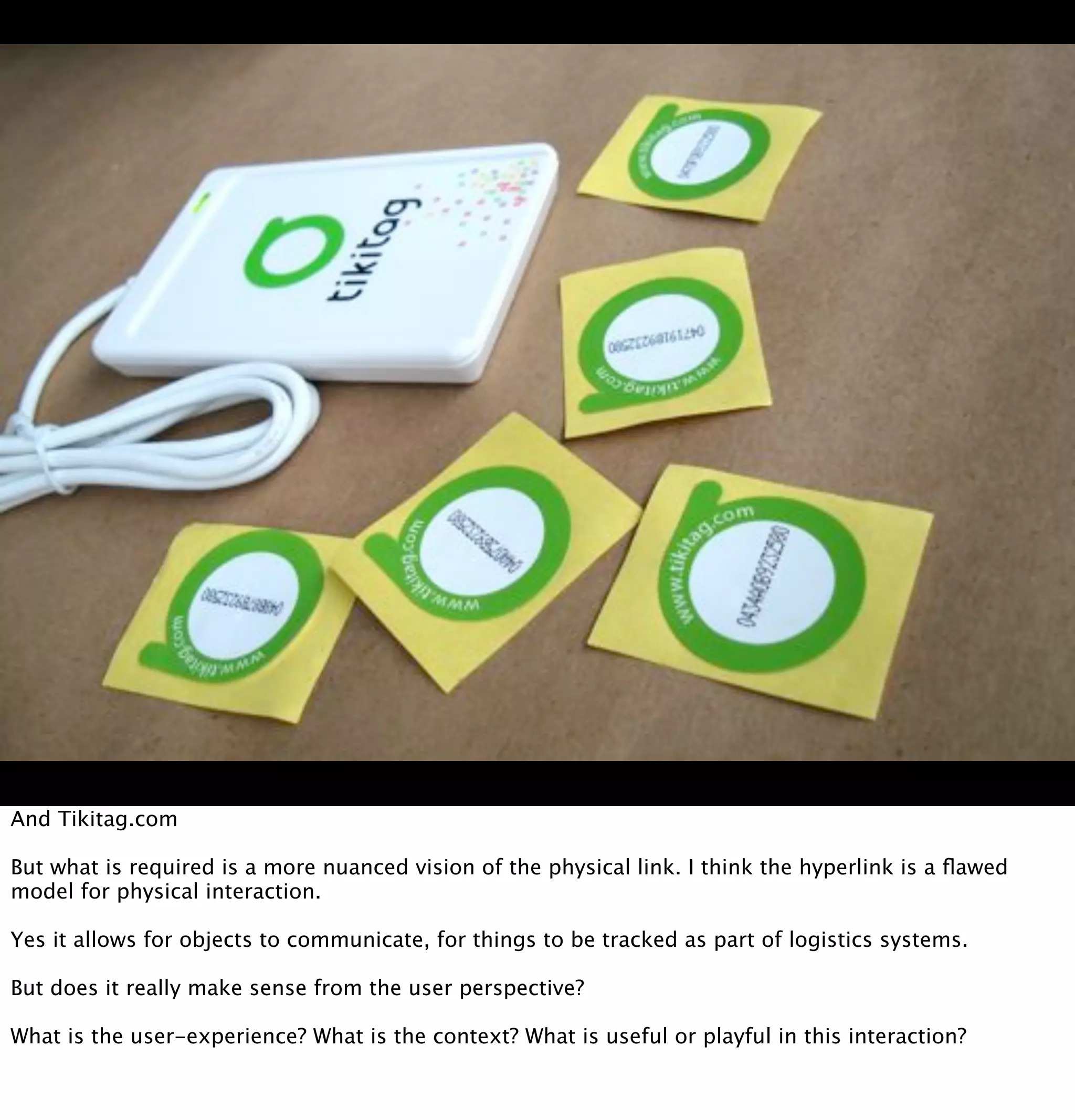 The web in the world