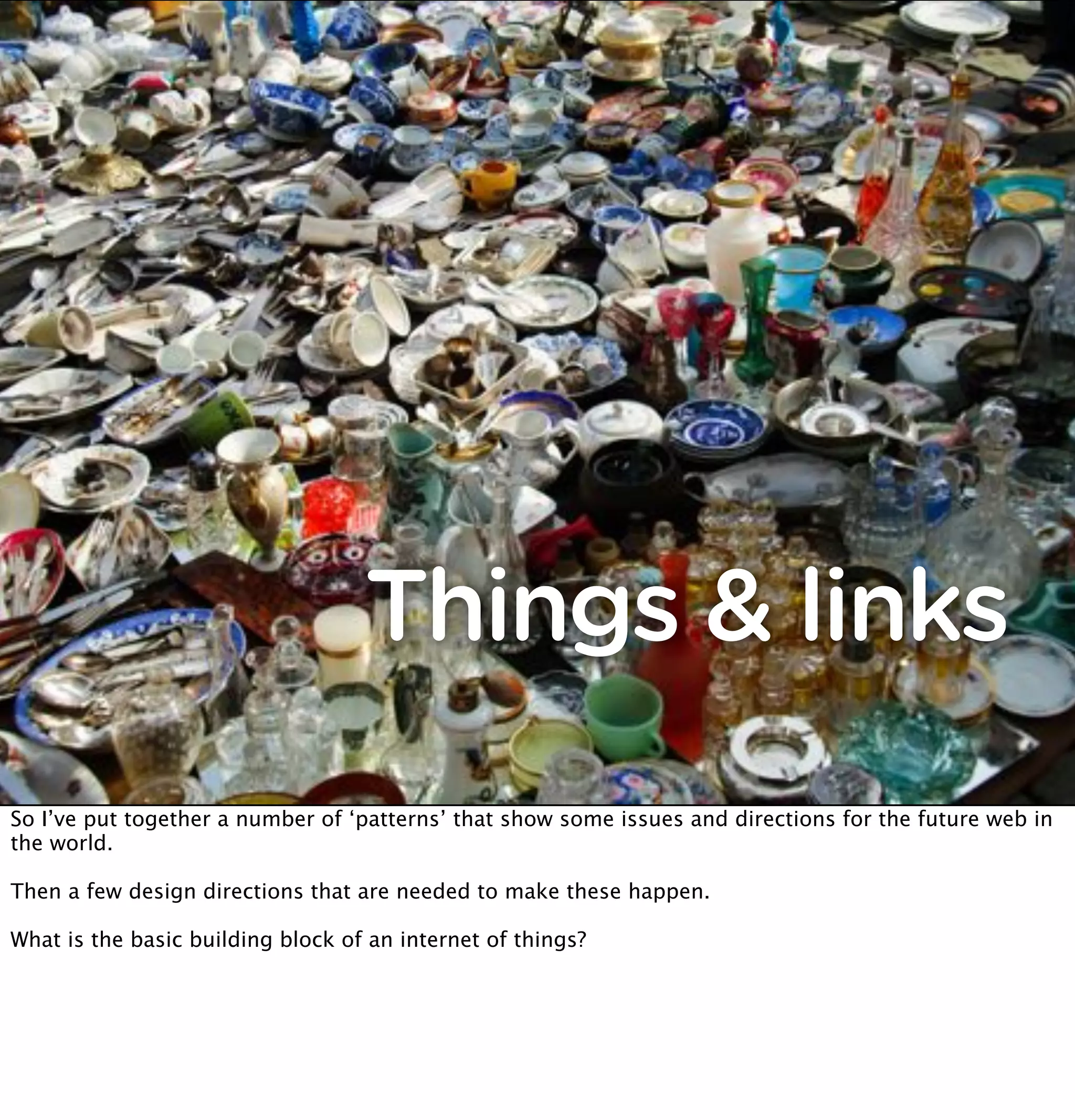 The web in the world