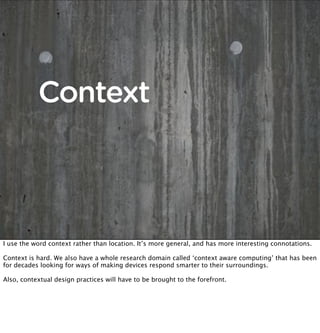 The web in the world