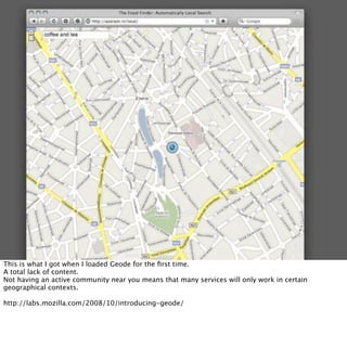 The web in the world