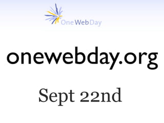 The Web Is Agreement Opentech2008