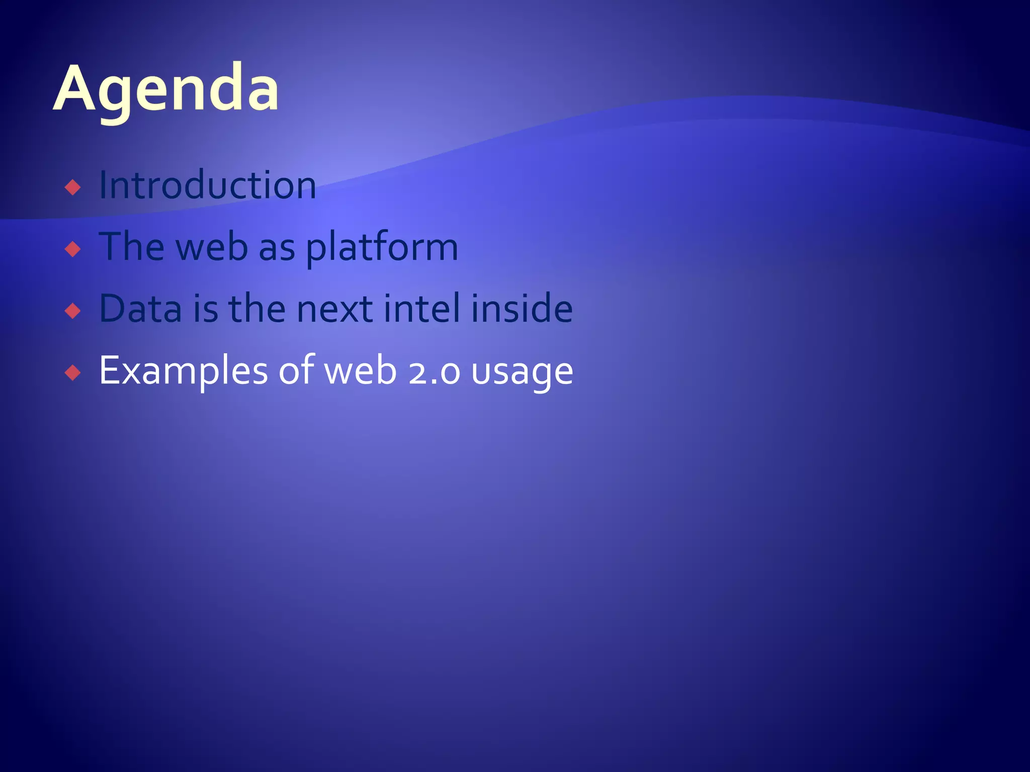 The web take two