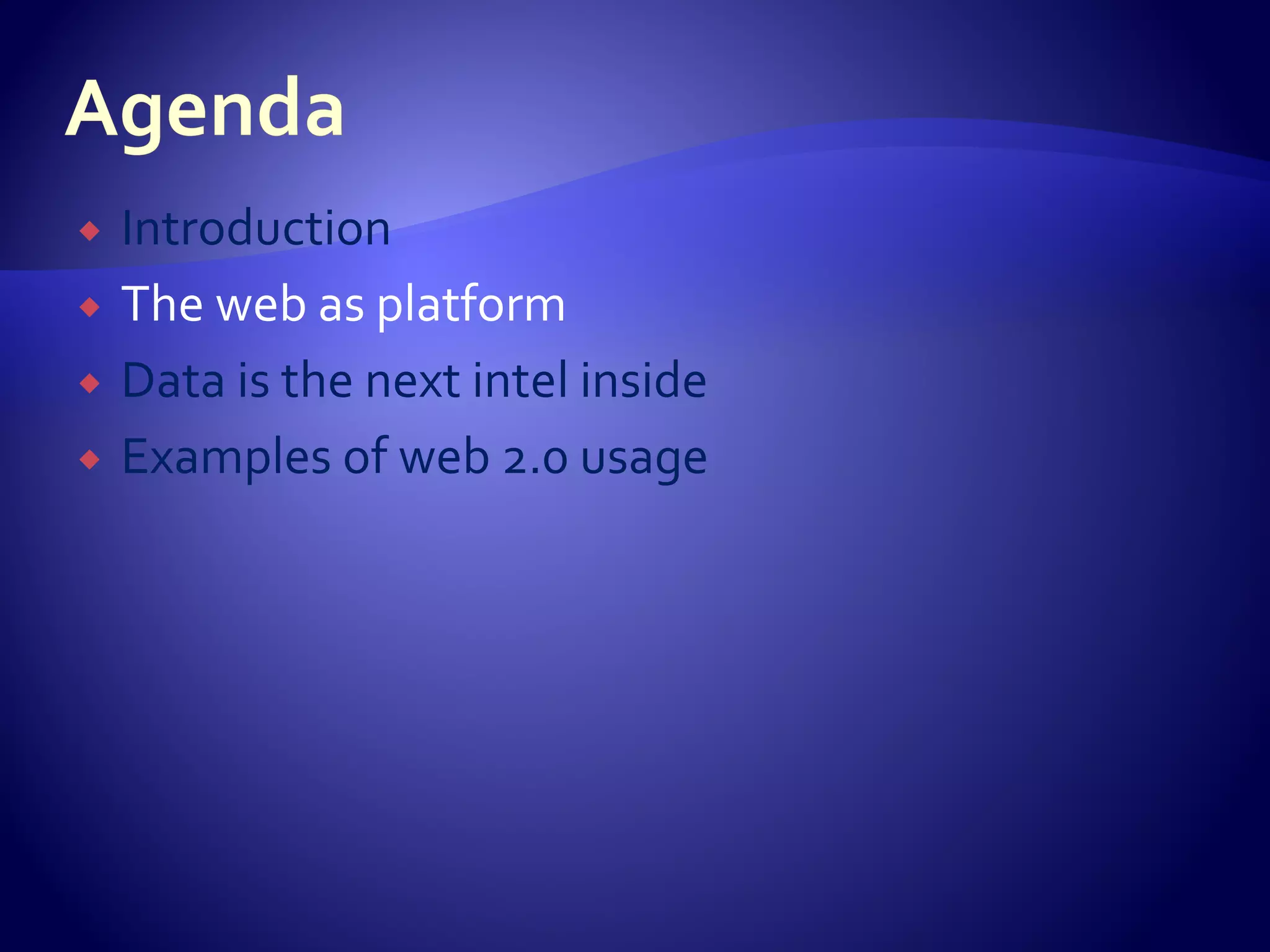The web take two