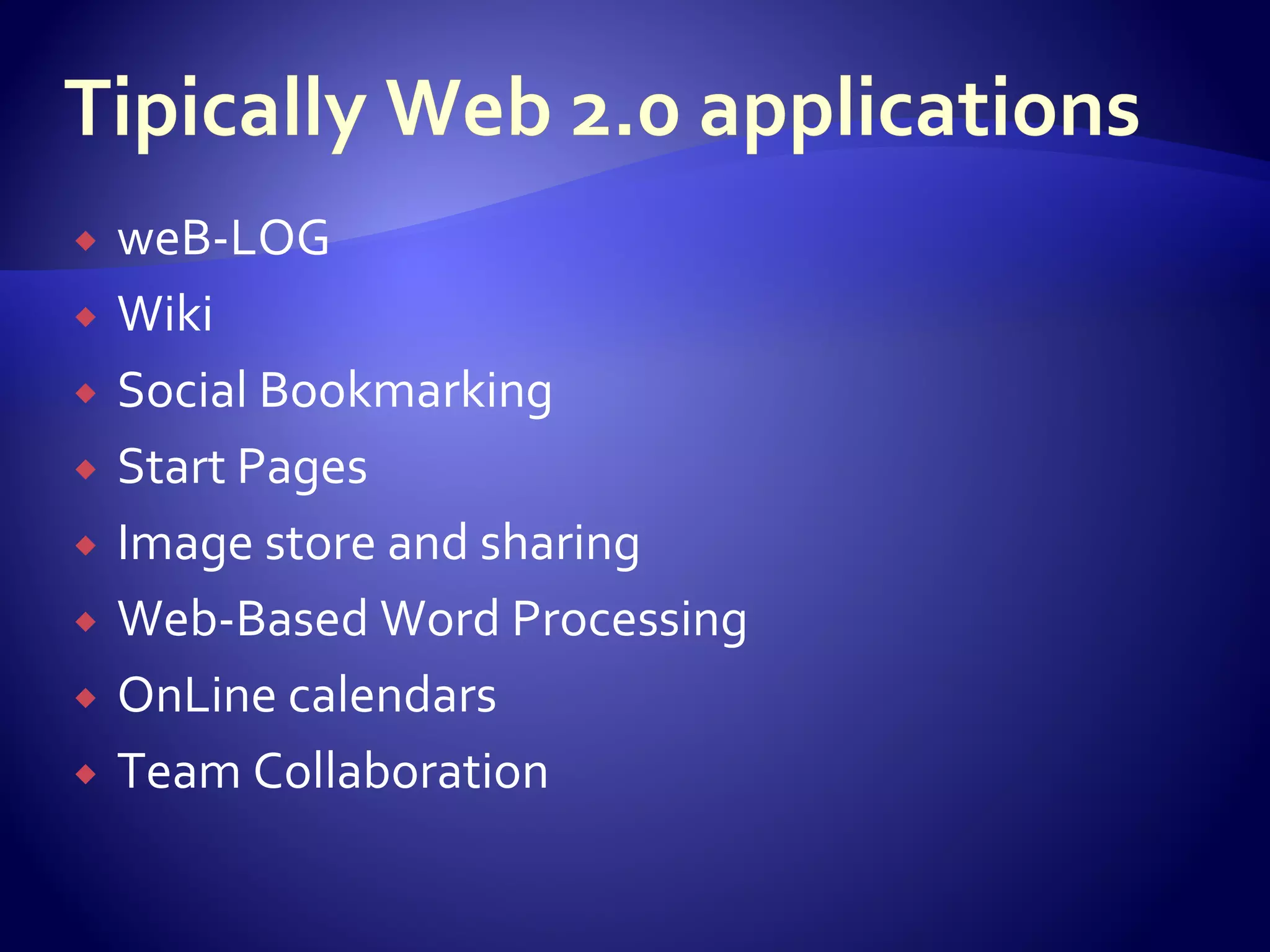 The web take two