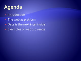 The web take two