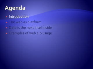 The web take two