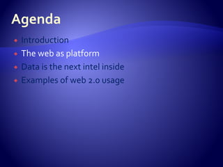 The web take two