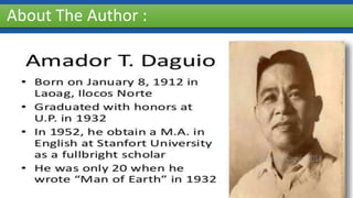 The Wedding Dance By: Amador T. Daguio PPT
