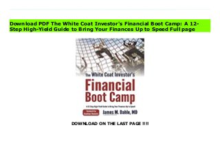DOWNLOAD ON THE LAST PAGE !!!!
Download direct The White Coat Investor's Financial Boot Camp: A 12-Step High-Yield Guide to Bring Your Finances Up to Speed Don't hesitate Click https://bestebookeducatif.blogspot.co.uk/?book=0991433114 Read Online PDF The White Coat Investor's Financial Boot Camp: A 12-Step High-Yield Guide to Bring Your Finances Up to Speed, Download PDF The White Coat Investor's Financial Boot Camp: A 12-Step High-Yield Guide to Bring Your Finances Up to Speed, Read Full PDF The White Coat Investor's Financial Boot Camp: A 12-Step High-Yield Guide to Bring Your Finances Up to Speed, Read PDF and EPUB The White Coat Investor's Financial Boot Camp: A 12-Step High-Yield Guide to Bring Your Finances Up to Speed, Download PDF ePub Mobi The White Coat Investor's Financial Boot Camp: A 12-Step High-Yield Guide to Bring Your Finances Up to Speed, Reading PDF The White Coat Investor's Financial Boot Camp: A 12-Step High-Yield Guide to Bring Your Finances Up to Speed, Download Book PDF The White Coat Investor's Financial Boot Camp: A 12-Step High-Yield Guide to Bring Your Finances Up to Speed, Read online The White Coat Investor's Financial Boot Camp: A 12-Step High-Yield Guide to Bring Your Finances Up to Speed, Download The White Coat Investor's Financial Boot Camp: A 12-Step High-Yield Guide to Bring Your Finances Up to Speed pdf, Read epub The White Coat Investor's Financial Boot Camp: A 12-Step High-Yield Guide to Bring Your Finances Up to Speed, Download pdf The White Coat Investor's Financial Boot Camp: A 12-Step High-Yield Guide to Bring Your Finances Up to Speed, Download ebook The White Coat Investor's Financial Boot Camp: A 12-Step High-Yield Guide to Bring Your Finances Up to Speed, Read pdf The White Coat Investor's Financial Boot Camp: A 12-Step High-Yield Guide to Bring Your Finances Up to Speed, The White Coat Investor's Financial Boot Camp: A 12-Step High-Yield Guide to Bring Your Finances Up to Speed Online Download Best Book
Online The White Coat Investor's Financial Boot Camp: A 12-Step High-Yield Guide to Bring Your Finances Up to Speed, Download Online The White Coat Investor's Financial Boot Camp: A 12-Step High-Yield Guide to Bring Your Finances Up to Speed Book, Download Online The White Coat Investor's Financial Boot Camp: A 12-Step High-Yield Guide to Bring Your Finances Up to Speed E-Books, Read The White Coat Investor's Financial Boot Camp: A 12-Step High-Yield Guide to Bring Your Finances Up to Speed Online, Download Best Book The White Coat Investor's Financial Boot Camp: A 12-Step High-Yield Guide to Bring Your Finances Up to Speed Online, Read The White Coat Investor's Financial Boot Camp: A 12-Step High-Yield Guide to Bring Your Finances Up to Speed Books Online Download The White Coat Investor's Financial Boot Camp: A 12-Step High-Yield Guide to Bring Your Finances Up to Speed Full Collection, Download The White Coat Investor's Financial Boot Camp: A 12-Step High-Yield Guide to Bring Your Finances Up to Speed Book, Download The White Coat Investor's Financial Boot Camp: A 12-Step High-Yield Guide to Bring Your Finances Up to Speed Ebook The White Coat Investor's Financial Boot Camp: A 12-Step High-Yield Guide to Bring Your Finances Up to Speed PDF Download online, The White Coat Investor's Financial Boot Camp: A 12-Step High-Yield Guide to Bring Your Finances Up to Speed pdf Read online, The White Coat Investor's Financial Boot Camp: A 12-Step High-Yield Guide to Bring Your Finances Up to Speed Read, Download The White Coat Investor's Financial Boot Camp: A 12-Step High-Yield Guide to Bring Your Finances Up to Speed Full PDF, Read The White Coat Investor's Financial Boot Camp: A 12-Step High-Yield Guide to Bring Your Finances Up to Speed PDF Online, Read The White Coat Investor's Financial Boot Camp: A 12-Step High-Yield Guide to Bring Your Finances Up to Speed Books Online, Download The White Coat Investor's Financial Boot Camp: A
12-Step High-Yield Guide to Bring Your Finances Up to Speed Full Popular PDF, PDF The White Coat Investor's Financial Boot Camp: A 12-Step High-Yield Guide to Bring Your Finances Up to Speed Download Book PDF The White Coat Investor's Financial Boot Camp: A 12-Step High-Yield Guide to Bring Your Finances Up to Speed, Read online PDF The White Coat Investor's Financial Boot Camp: A 12-Step High-Yield Guide to Bring Your Finances Up to Speed, Download Best Book The White Coat Investor's Financial Boot Camp: A 12-Step High-Yield Guide to Bring Your Finances Up to Speed, Read PDF The White Coat Investor's Financial Boot Camp: A 12-Step High-Yield Guide to Bring Your Finances Up to Speed Collection, Download PDF The White Coat Investor's Financial Boot Camp: A 12-Step High-Yield Guide to Bring Your Finances Up to Speed Full Online, Read Best Book Online The White Coat Investor's Financial Boot Camp: A 12-Step High-Yield Guide to Bring Your Finances Up to Speed, Read The White Coat Investor's Financial Boot Camp: A 12-Step High-Yield Guide to Bring Your Finances Up to Speed PDF files, Download PDF Free sample The White Coat Investor's Financial Boot Camp: A 12-Step High-Yield Guide to Bring Your Finances Up to Speed, Download PDF The White Coat Investor's Financial Boot Camp: A 12-Step High-Yield Guide to Bring Your Finances Up to Speed Free access, Read The White Coat Investor's Financial Boot Camp: A 12-Step High-Yield Guide to Bring Your Finances Up to Speed cheapest, Download The White Coat Investor's Financial Boot Camp: A 12-Step High-Yield Guide to Bring Your Finances Up to Speed Free acces unlimited
Download PDF The White Coat Investor's Financial Boot Camp: A 12-
Step High-Yield Guide to Bring Your Finances Up to Speed Full page
 
