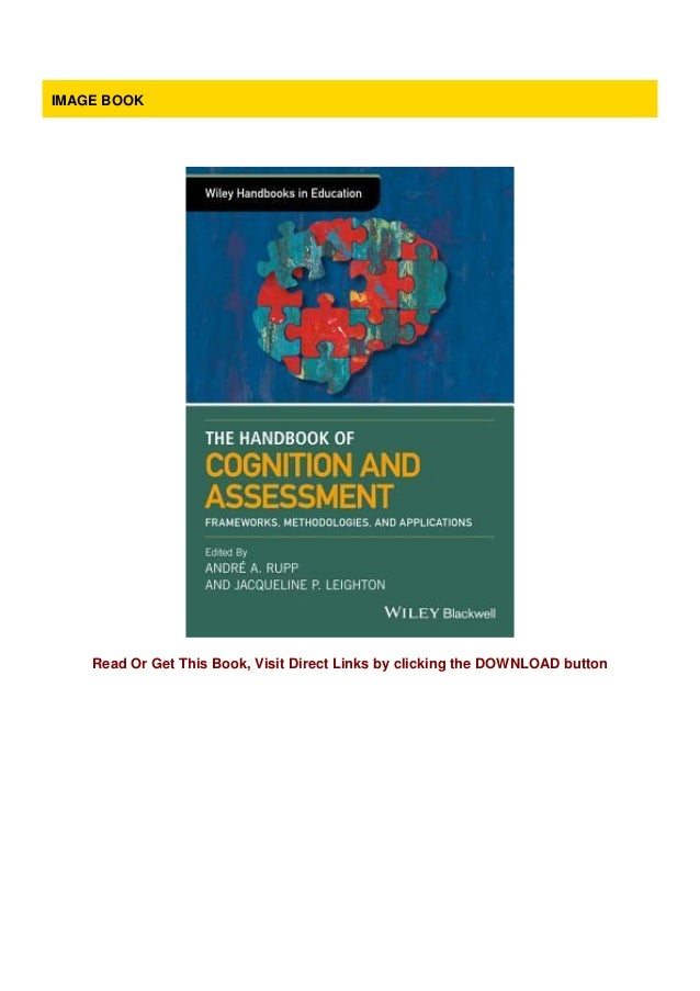 the wiley handbook of cognition and assessment: pdf download
