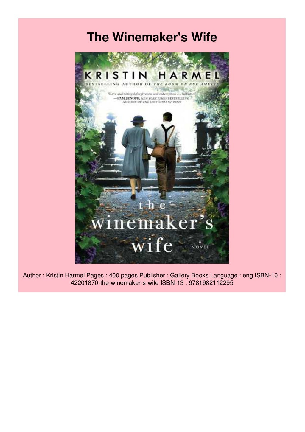 The Winemaker's Wife [PDF] FULL VERSIONS