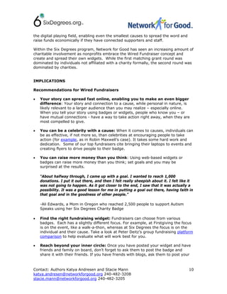 The Wired Fundraiser