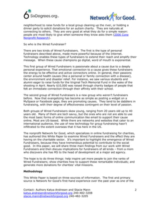 The Wired Fundraiser