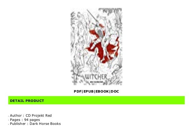 Download Premium The Witcher Adult Coloring Book