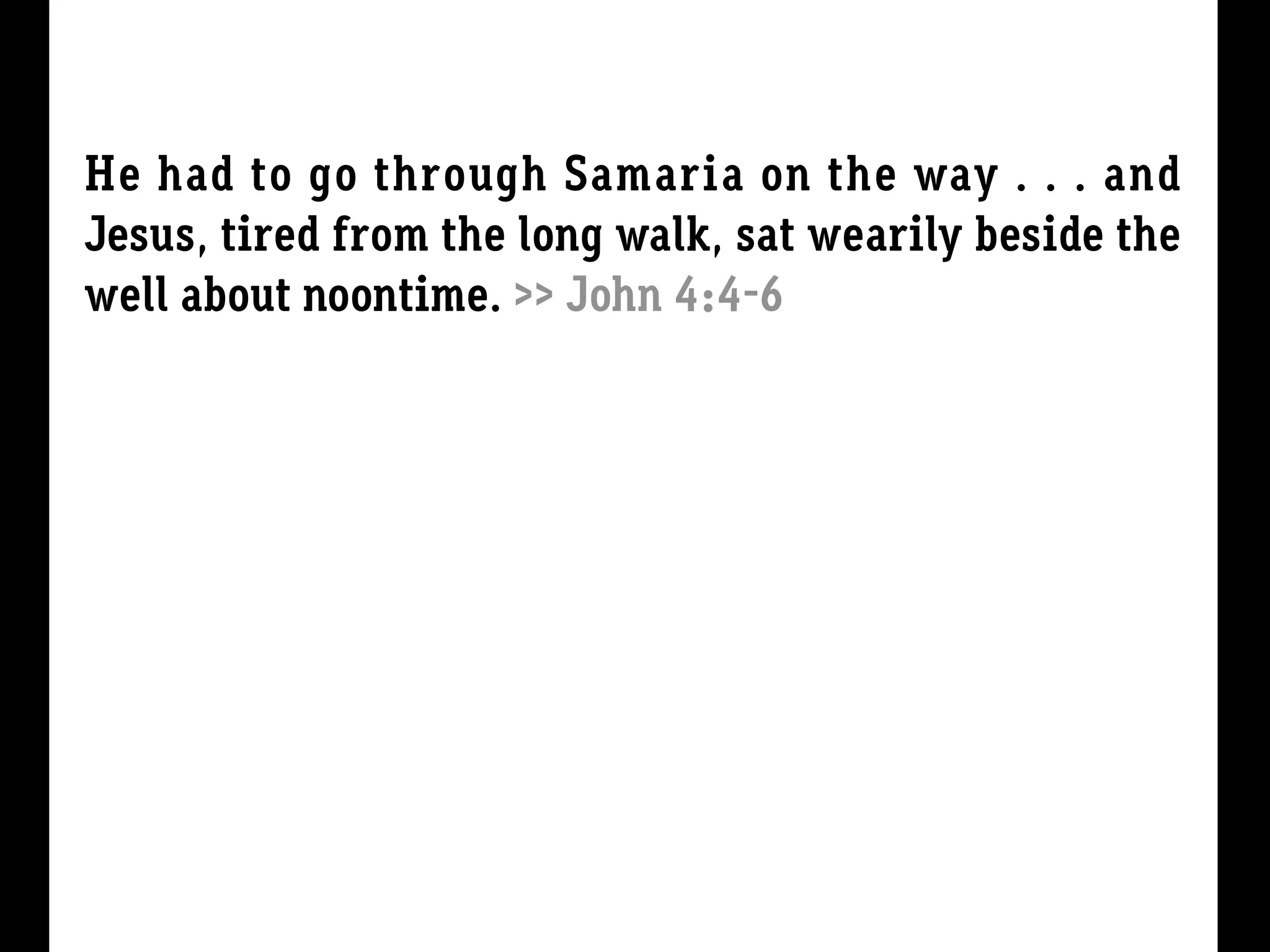 The Woman at the Well