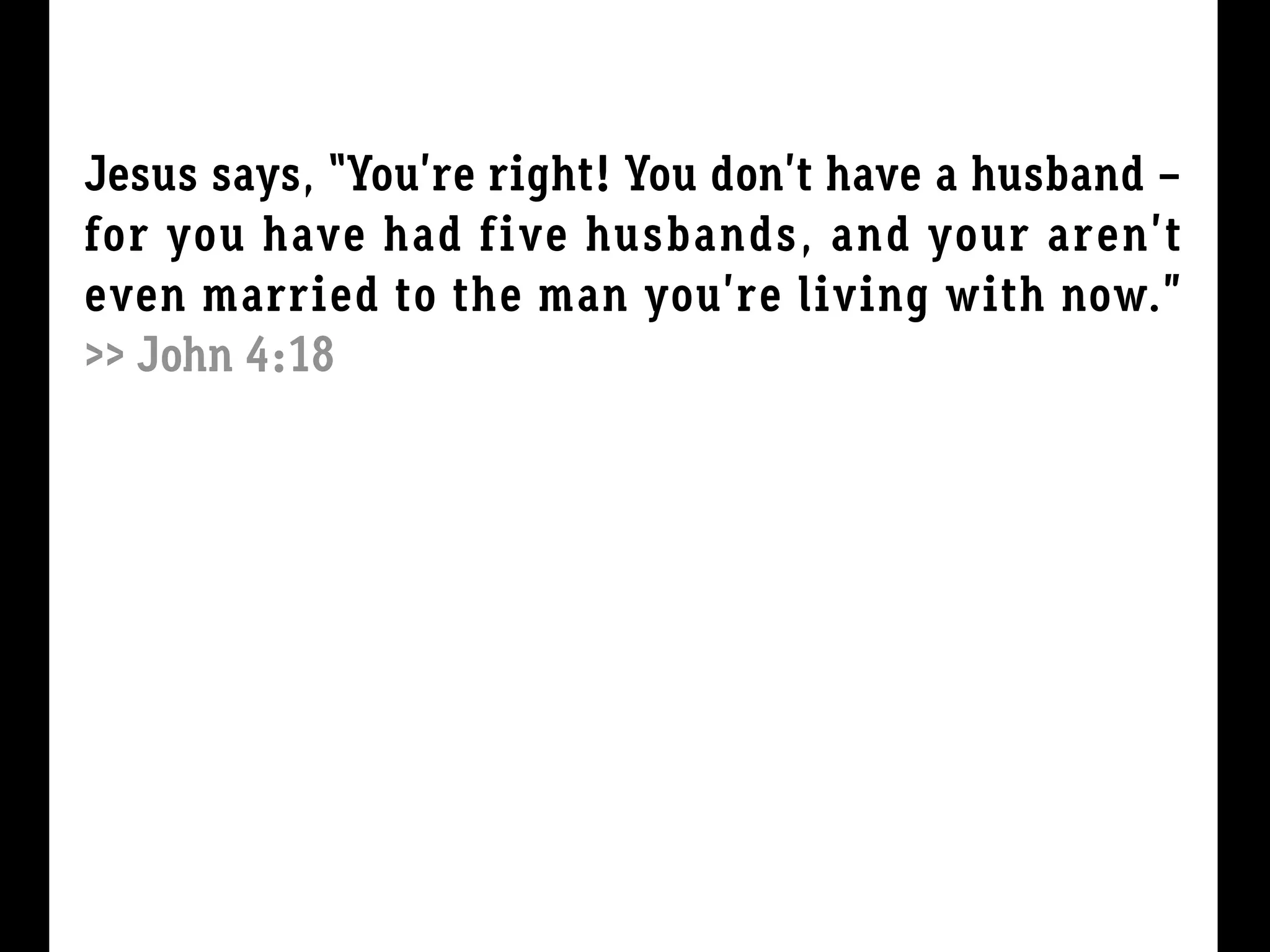 The Woman at the Well