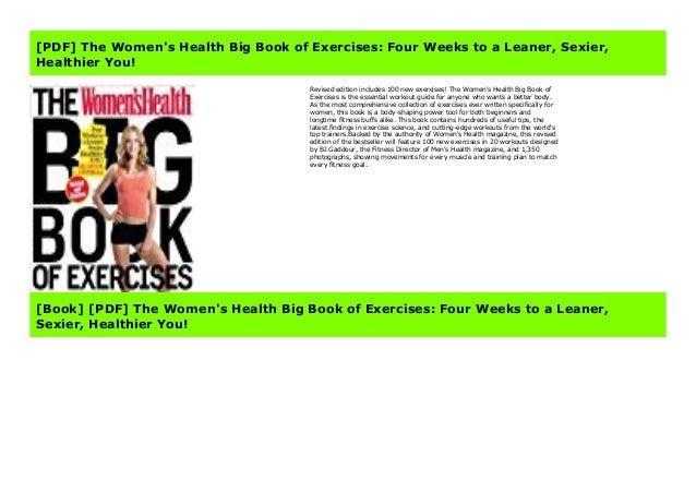 Pdf The Women S Health Big Book Of Exercises Four Weeks To Pdf The Women S Health Big Book Of Exercises Four Weeks To