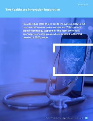 The Work Ahead in Healthcare: Digital Delivers at the Frontlines of Care