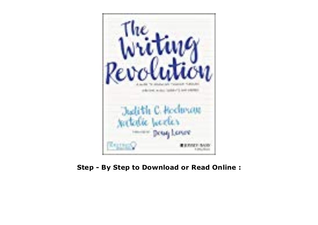 Best Book The Writing Revolution A Straightforward Program to Help Y…