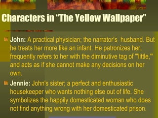 Character Evolution in The Yellow Wallpaper Storyboard