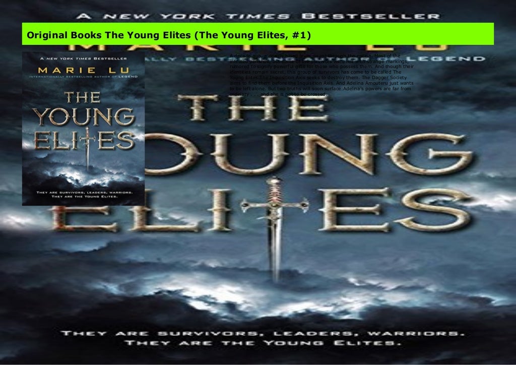 Original Books The Young Elites (The Young Elites, 1)