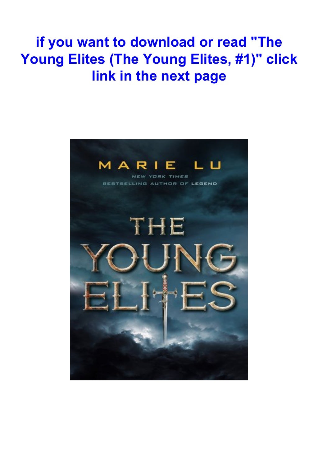 the young elites book series the young elites book series