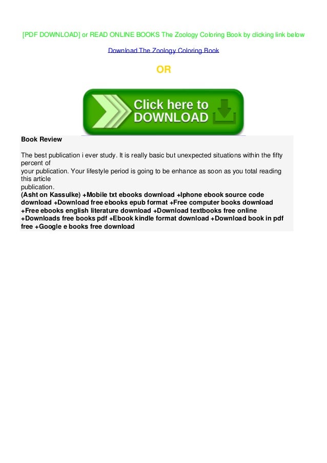 Download The Zoology Coloring Book Full Acces
