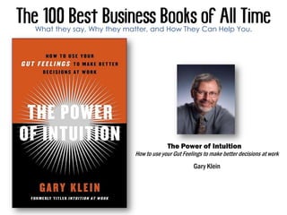 The 100 Best Business Books Of All Time
