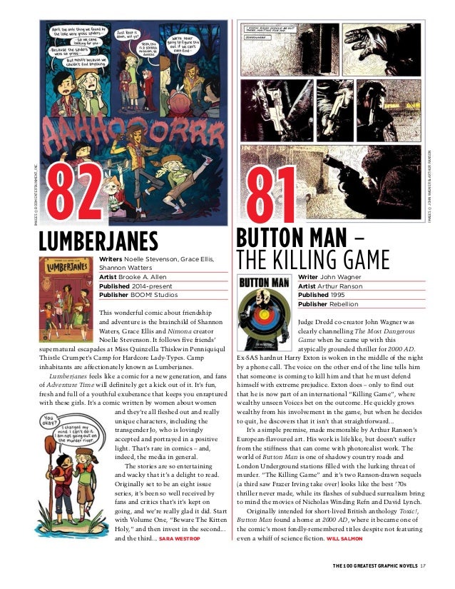 The 100 greatest graphic novels of all time