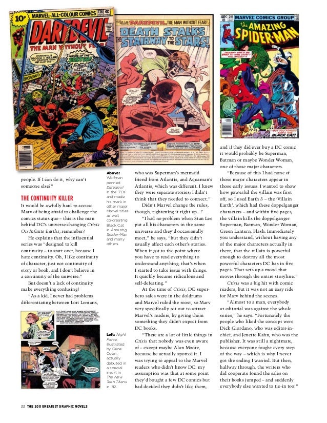 The 100 greatest graphic novels of all time