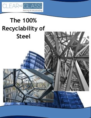 (DO NOT STRETCH IMAGE.
DO NOT PIXELATE.)
The 100%
Recyclability of
Steel
 