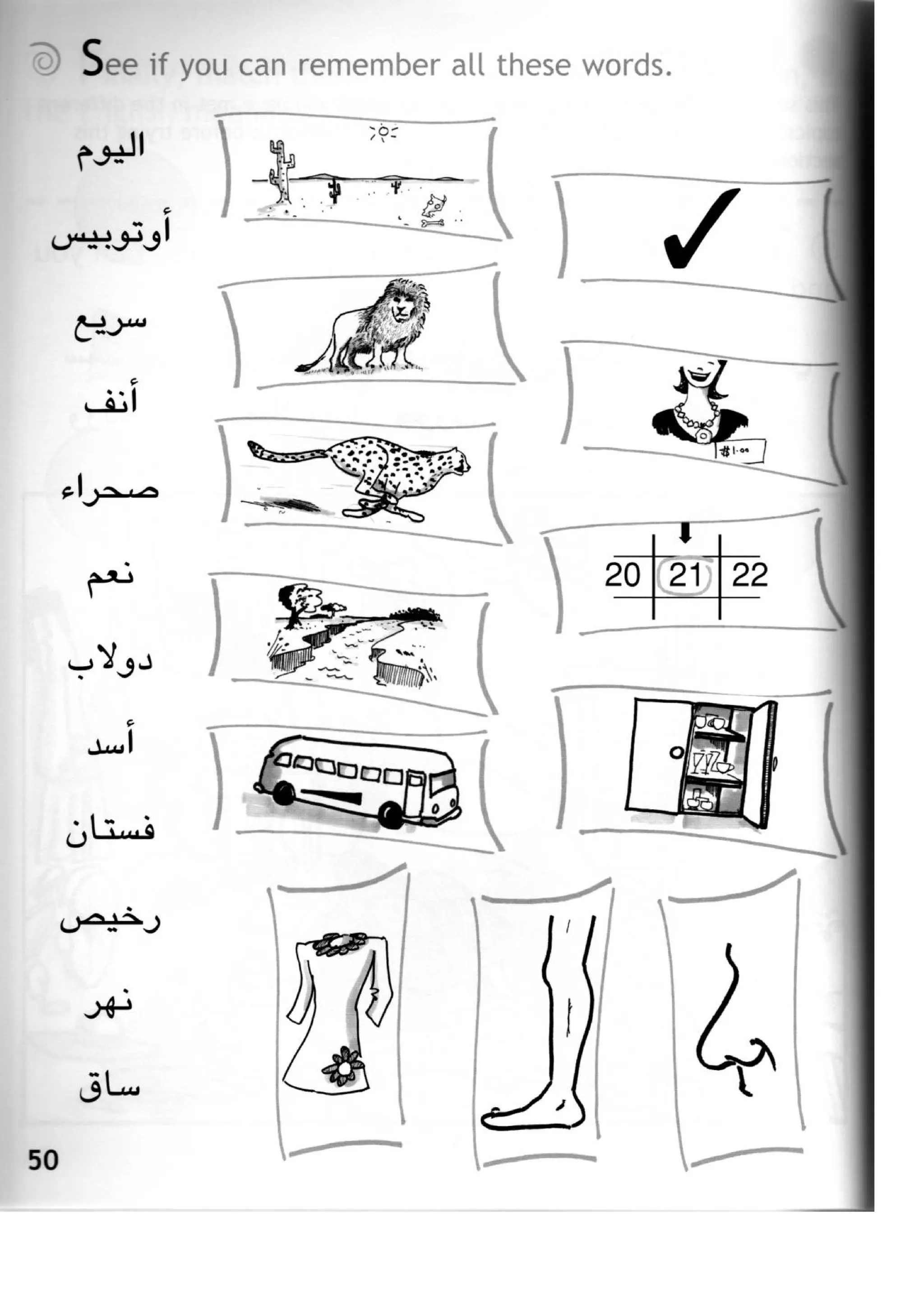The 100 word exercise book arabic | PDF