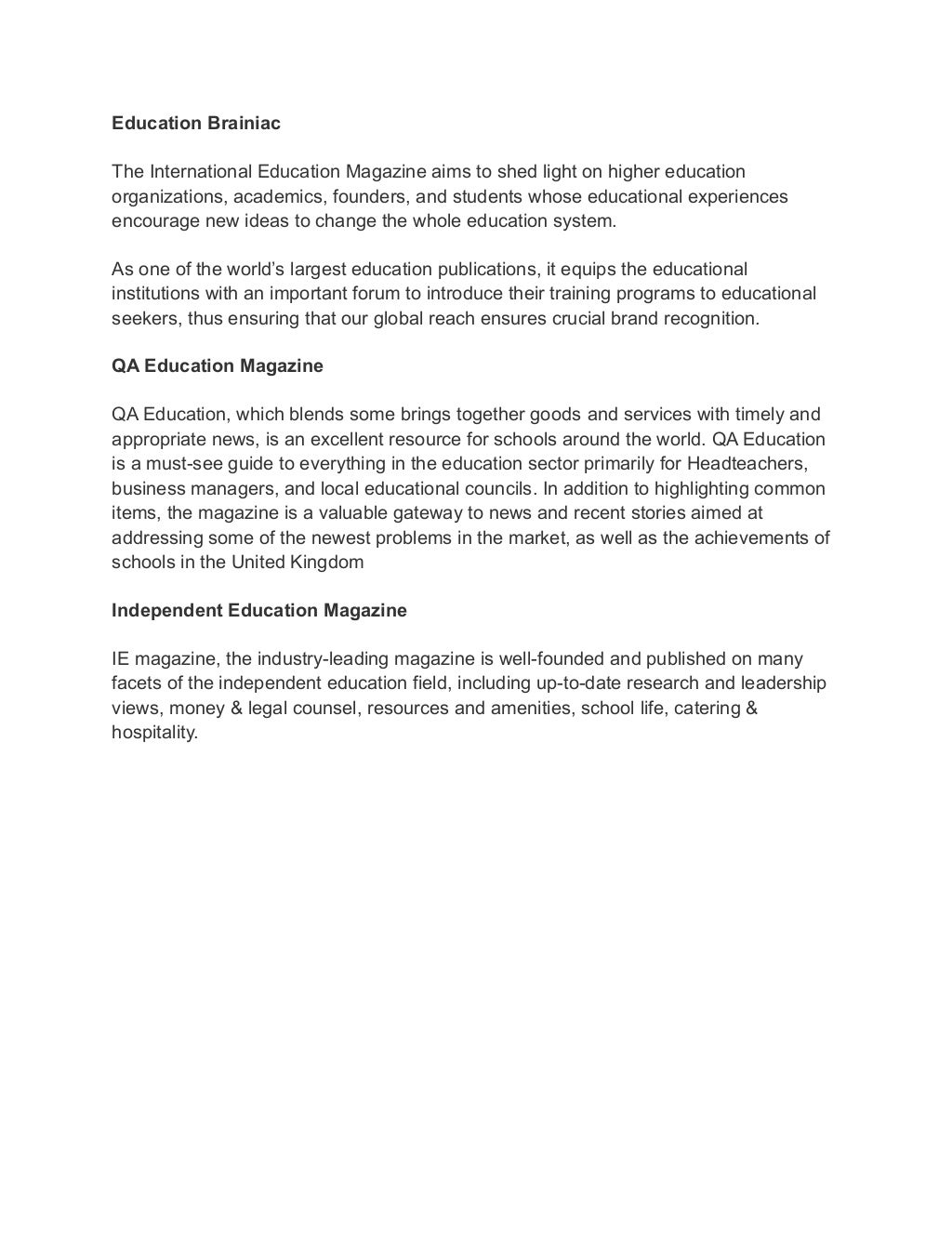 The 10 best educational magazines