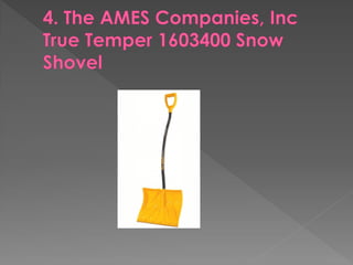 The 10 best snow shovels