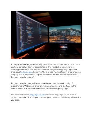 The 10 Fastest Programming Languages in 2022.pdf
