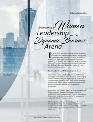 The 10 Most Ambitious Women in Business to Follow 2023 .pdf