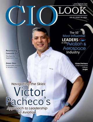 VOL 03 I ISSUE 18 I 2024
Victor
Victor
Victor
Pacheco’s
Pacheco’s
Pacheco’s
Approach to Leadership
Approach to Leadership
in Aviation
in Aviation
Approach to Leadership
in Aviation
Navigating the Skies:
Navigating the Skies:
Navigating the Skies:
The 10
Most Inﬂuen al
Aviation &
Aerospace
LEADERS
Industry
in the
Victor Pacheco
Chief Executive
Ofﬁcer
Arajet
Resurrec ng the
Concorde Era
The Race for
Supersonic Travel
Green Skies
Sustainable Innova ons
in Avia on Fuel
 