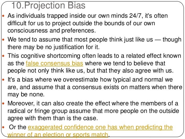 optimism bias definition optimism bias definition