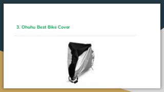 3. Ohuhu Best Bike Cover
 