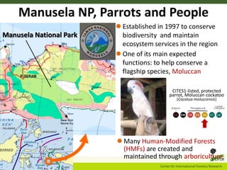 Manusela NP, Parrots and People
                          Established in 1997 to conserve
Manusela National Park     biod...