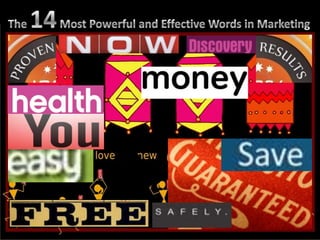 The 14 most powerful and effective words in marketing