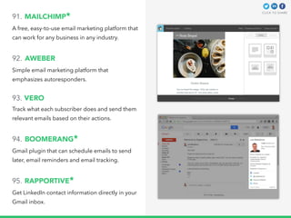 The 150 Most Powerful Marketing & Sales Tools | PDF