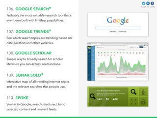 The 150 Most Powerful Marketing & Sales Tools | PDF