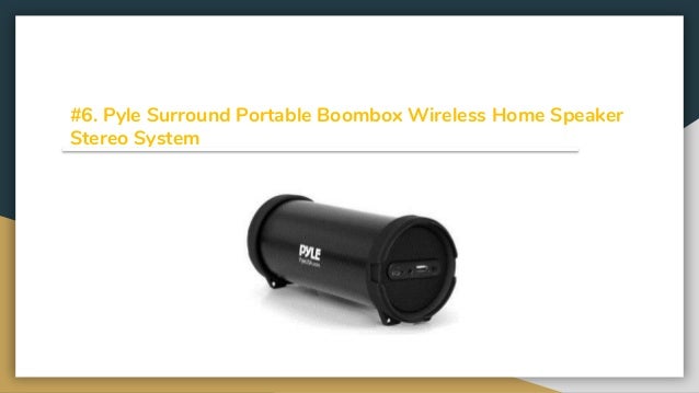 best portable boombox 2019