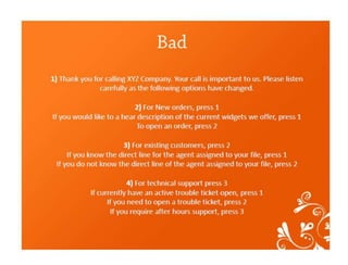 The 15 commandments of ivr