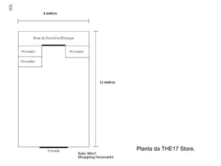Planta da THE17 Store. 