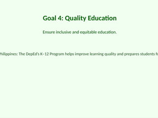 Comprehensive Overview of the 17 Sustainable Development Goals in the ...
