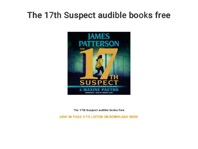 The 17th Suspect Audible Books Free