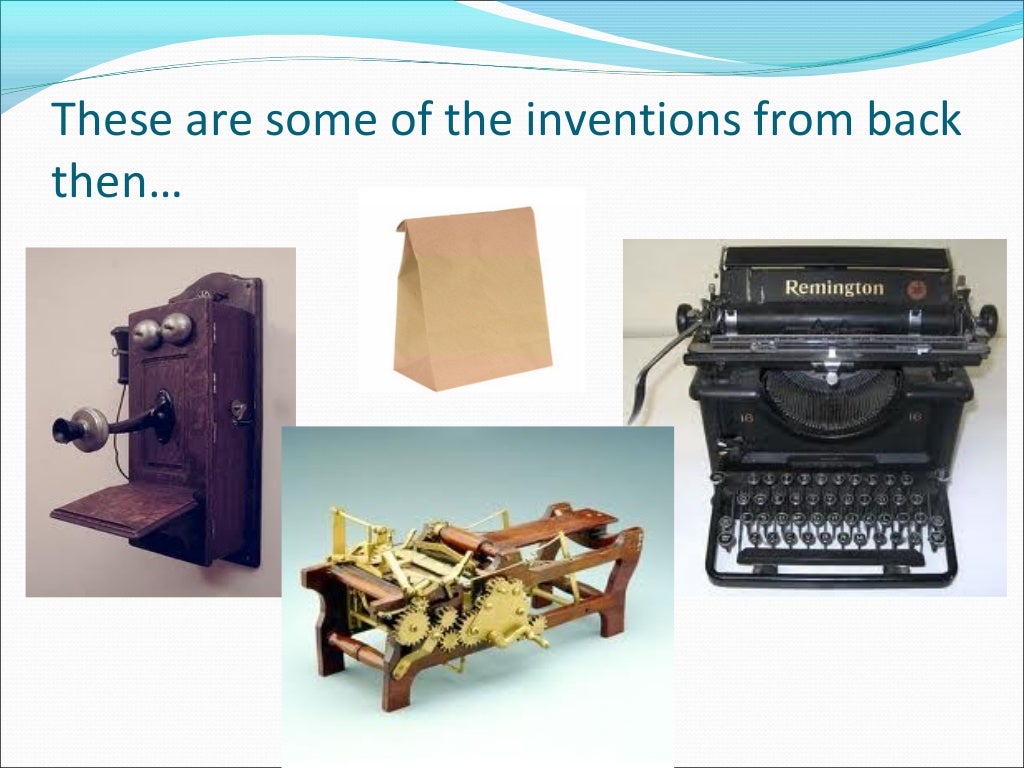 The 1800s a time of invention